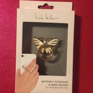 💕NWT BUTTERFLY KICKSTAND & RING HOLDER 💕